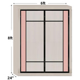 6ftx8ft Designer Wardrobe D10(NW-S4) - Maxi Home Furnishing